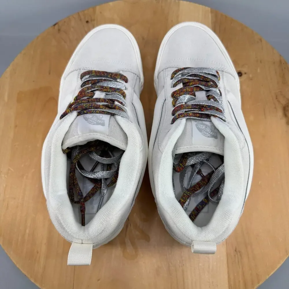Vans Knu Skool Stack Women’s Size 8.5 White‎ Platform Chunky Casual Sneakers NEW